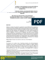 D-Sequências de Ensino Com Enfoque Sociocientífico Na Interface Com As Correntes de Educação Ambiental