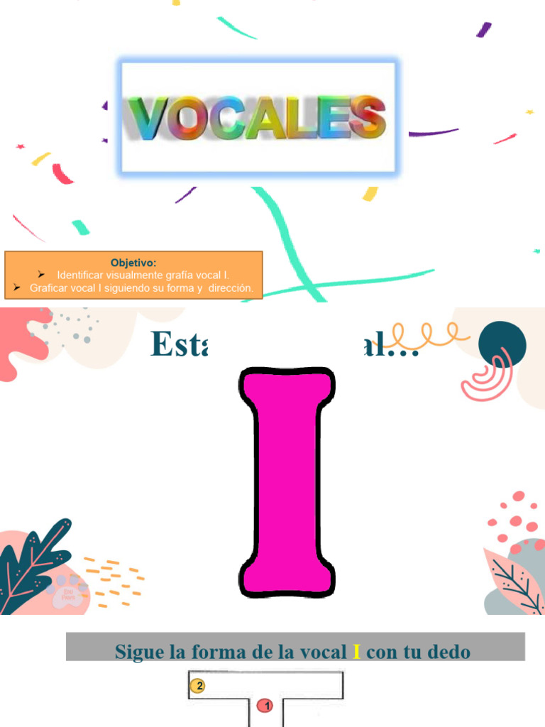 Actividades de Grafía Vocal I | PDF | Artes del Lenguaje y Comunicación