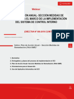 Plan de Acción Anual-Sección Medidas de Remediación en El Marco de La Implementación Del Sistema de Control Interno