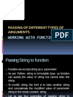 Passing List String Function