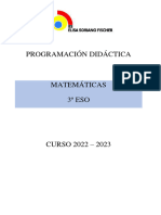 MAT Programacion Didactica 3o ESO