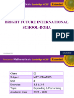 Pythagoras Expanding Factorisation