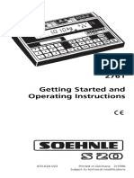 Manual de Operación SOENHLE S20 (Digestor)