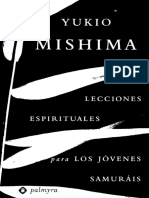 Yukio Mishima Lecciones Espirituales para Los Joacutevenes Samuraacuteis - Compress