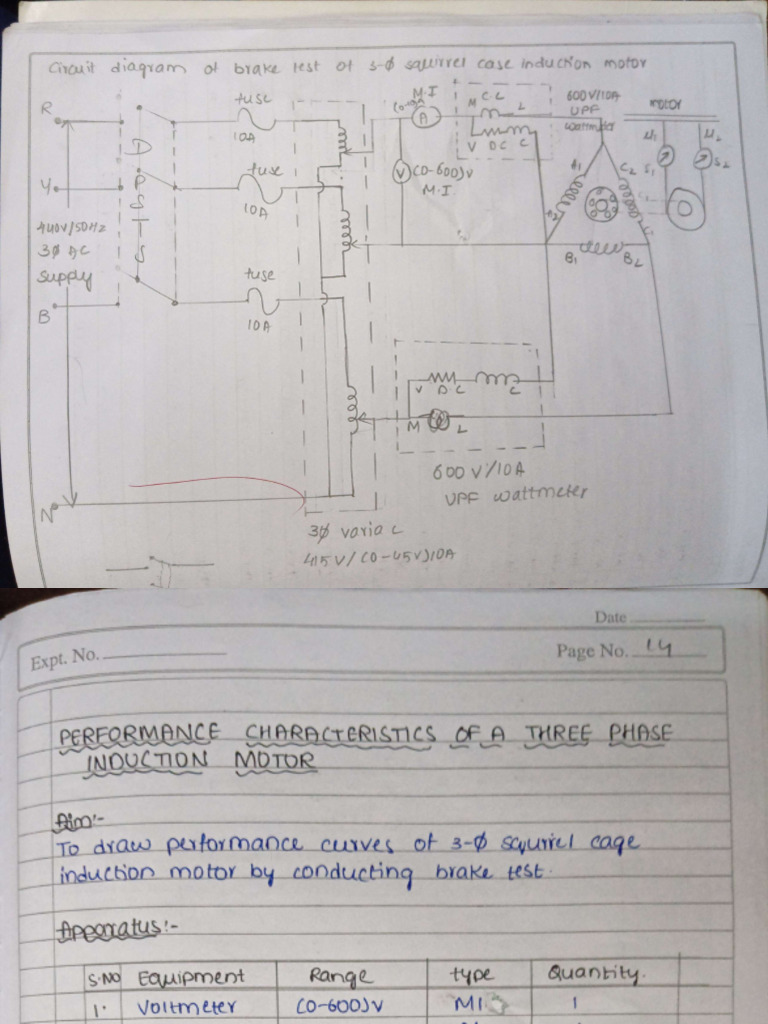 Three phase induction motor | PDF