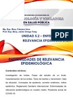 Unidad 5.2 - Enfermedades de Relevancia Epidemiológica: Mg. Esp. Bioq. Fabiana Vaca Prof. Esp. Bioq. Julián Ortega Tolay