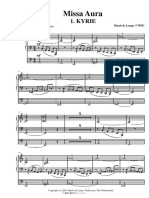 (Free Scores - Com) Lange Huub Missa Aura Parts Missa Aura Organ Parts 2548 79298