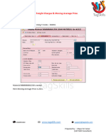 Test Case For Freight Charges & Moving Average Price