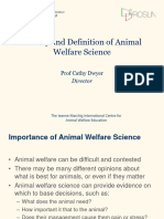 History of Animal Welfare Science