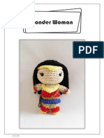 Wonder Woman Chibi Amigurumi Crochet