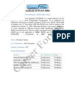 Analysis of SNAP-2004