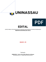 UNINASSAU Recife_EDITAL VESTIBULAR MEDICINA 2024.2