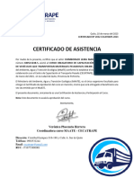 Certificado de Asistencia Chimborazo Lema Mario Alberto 10 Marzo 2023