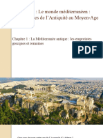 Thème 1: Le Monde Méditerranéen: Empreintes de L'antiquité Au Moyen-Age