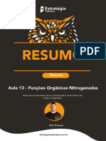 Resumo - Aula 13 – Funções Orgânicas_ Nitrogenadas