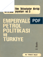 Tanju Akad - Emperyalizm'in Petrol Politikası Ve Türkiye & TİB Yayınları 03 (TİB - 1975, 2. Basım) Cs