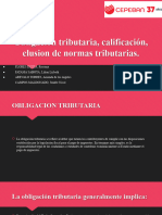 G1-T5-OBLIGACIONES TRIBUTARIAS, OBLIGACIONES, ELUSION DE NORMAS TRIBUTARIAS