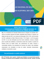 Edital Eleição CNS 2021 2024