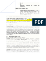 Aumento de Alimentos - Hijo de Fabiola