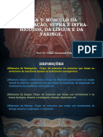 Aula 6 Músculos Da Mastigação, Da Língua, Da Faringe, Supra e Infra-hióideos