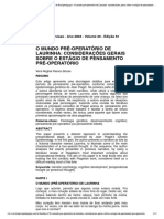 O mundo pré-operatório de Laurinha_ considerações gerais sobre o estágio de pensamento pré-operatório