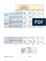 Rubrica para La Evaluacion en Geometria Descriptiva