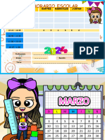 HORARIO EDITABLE