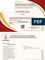 Certificado: Universidad Nacional de Ingeniería