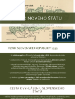 Prezentácia - Vznik nového štátu (Slovensko)