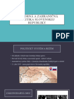 Prezentácia - Vnútorná a zahraničná politika slovenského štátu