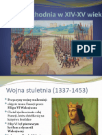 Europa Zachodnia W XIV-XV Wiek
