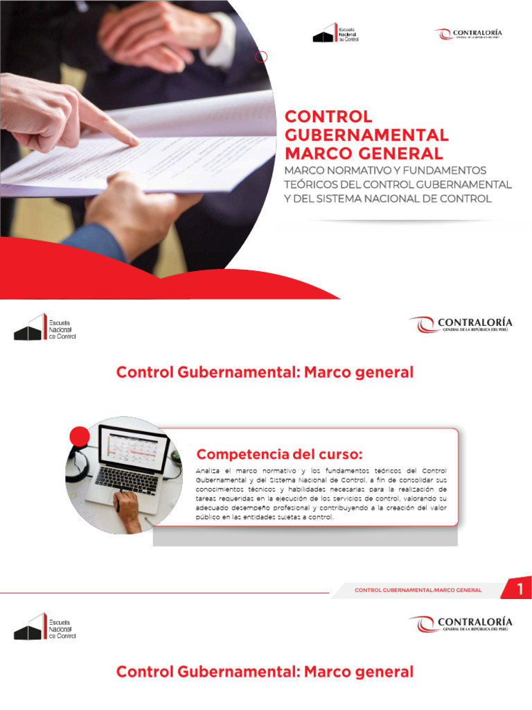 Control Gubernamental Marco General - Diapositivas U1 | PDF | Auditoría ...