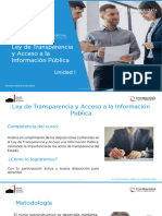 Ley de Transparencia y Acceso A La Información Pública - Diapositivas U1