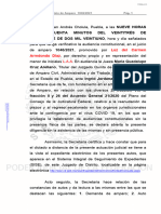 CON Cincuenta Minutos DEL Veintitrés DE Septiembre de Dos Mil Veintiuno, Hora Y Día Señalados