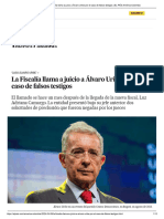 La Fiscalía llama a juicio a Álvaro Uribe por el caso de falsos testigos _ EL PAÍS América Colombia