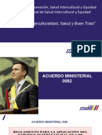 Acuerdo Ministerial 0082