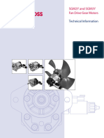 Danfoss Technical Information 11040345 SGM2Y and SGM3Y Fan Drive Gear Motors TI REV - Ac 02-2009