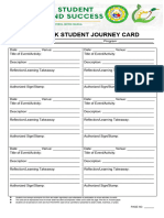 PAGTAHAK Student Journey Card (TO PRINT AND TO BRING)