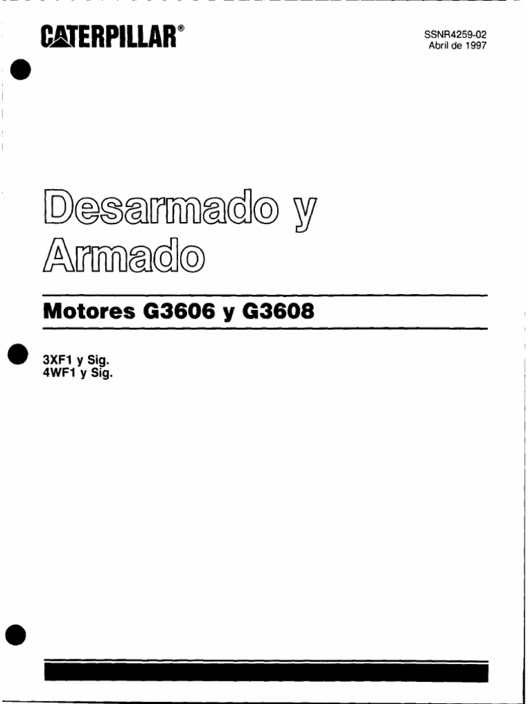 Motores G3606 & 3608 D&A | PDF