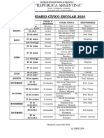 Calendario Cívico 2024