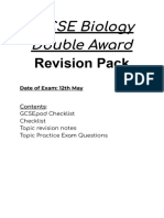 Revision Booklet Biology