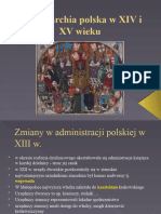 7. Monarchia Polska w XIV i XV Wieku