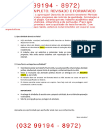 Resolução – (032 99194 - 8972) – Roteiro de Aula Prática – Eletrônica Analógica