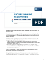 Overview of the H-1B Electronic Registration Process - A Webinar for Registrants
