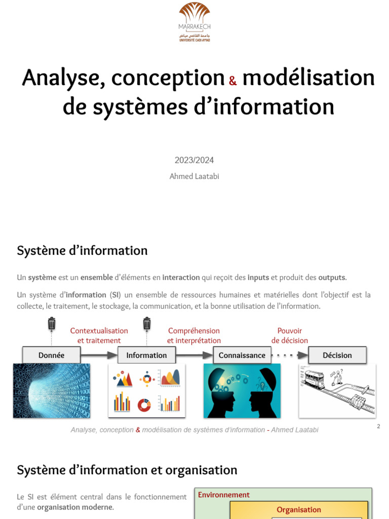 Modélisation des Systèmes d'Information | PDF | Informatique | Informatique