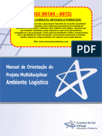 Resolução - (032 99194 - 8972) – Pim - Projeto Integrado Multidisciplinar - Ambiente Logístico