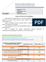 Relatório Evolução Miguel Fonseca