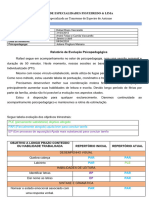 Relatório Evolução Rafael Bispo