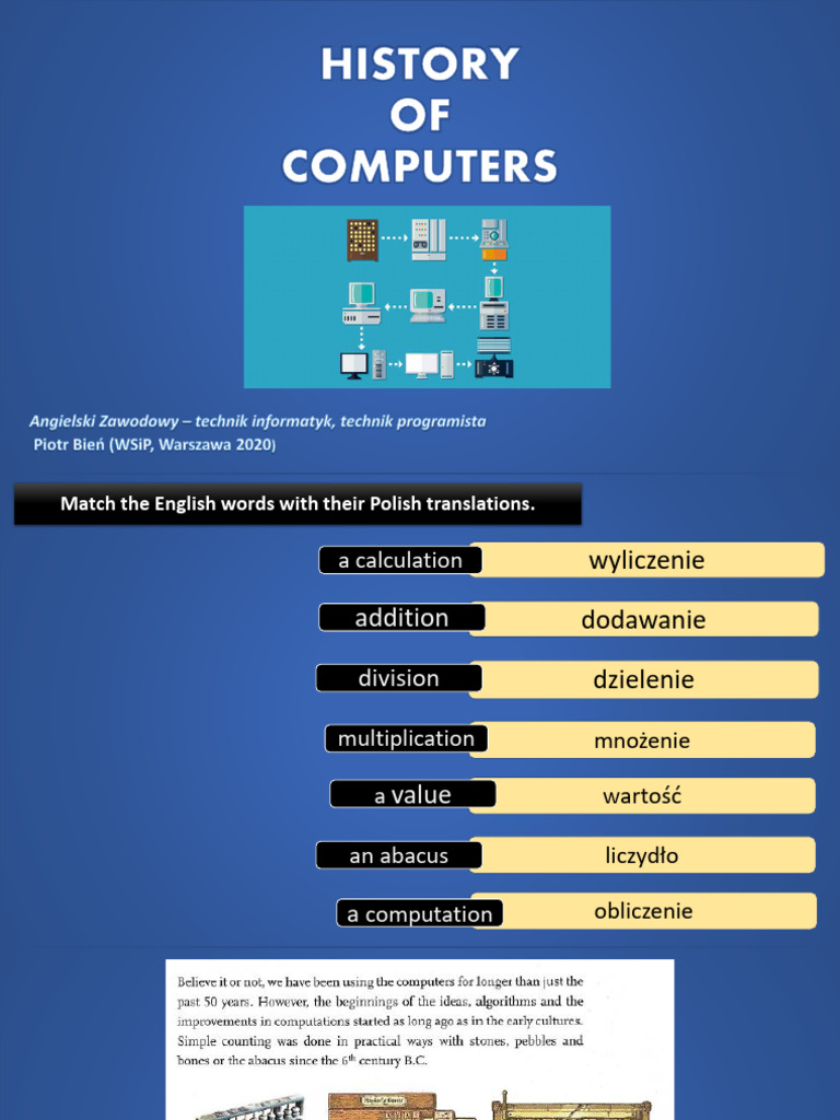 Evolution of Computer History | PDF | Computer Engineering | Computing