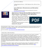 Aplicações de Algoritmos de Correspondência Superfície-Superfície para Determinação de Movimentos de Dentes Ortodônticos